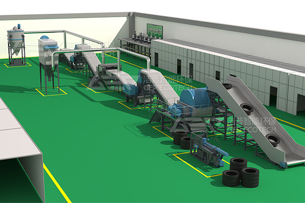 廢舊輪胎處置生產(chǎn)線