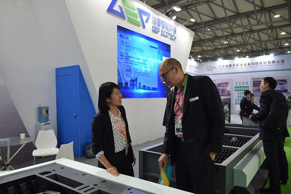 中國環(huán)博會第二天，熱度依然不減！