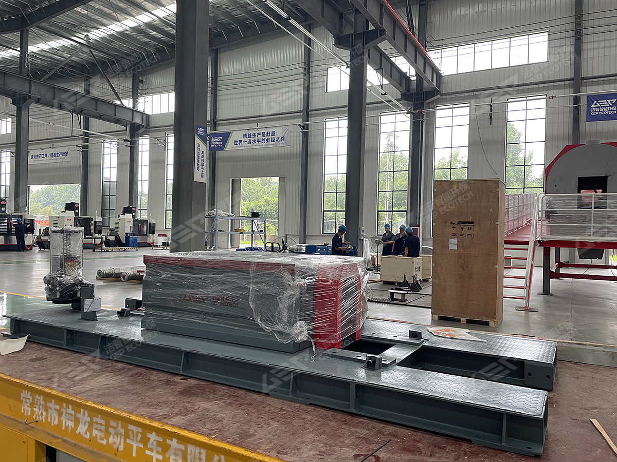 出發(fā)！潔普大件垃圾處置系統(tǒng)發(fā)往福建