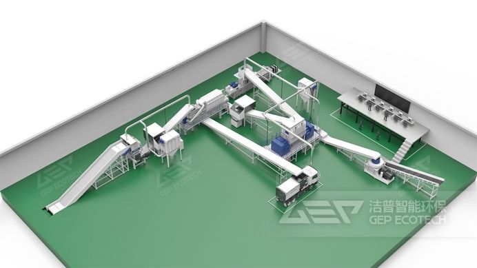 水泥窯替代燃料制備工藝流程