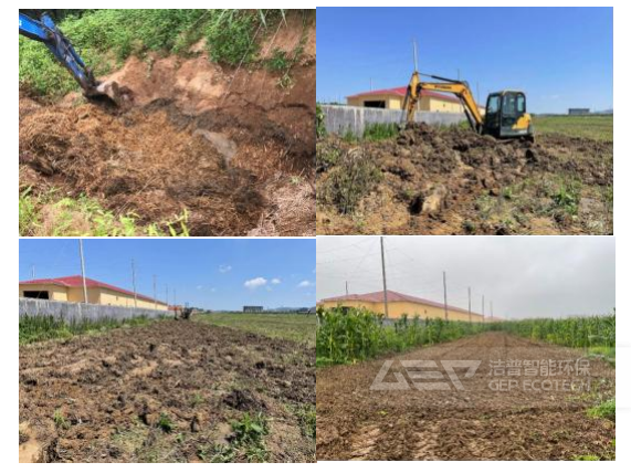 某地區(qū)秸稈有機(jī)肥還田現(xiàn)場