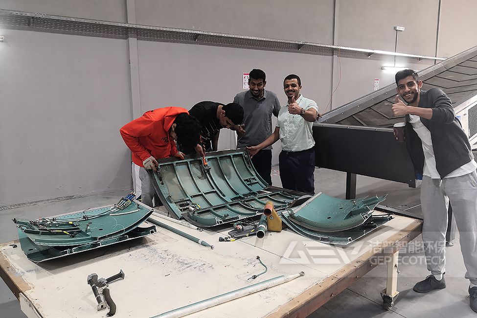 中東戰(zhàn)斗機易損件破碎處置項目