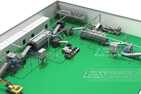 工業(yè)固廢處置生產線