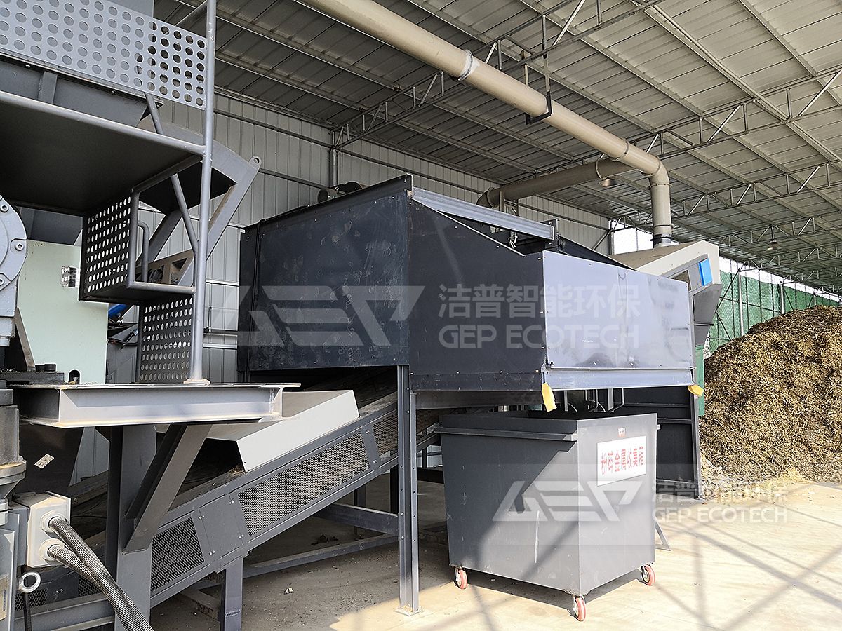 華北園林垃圾資源化項(xiàng)目GDB雙軸破碎機(jī)