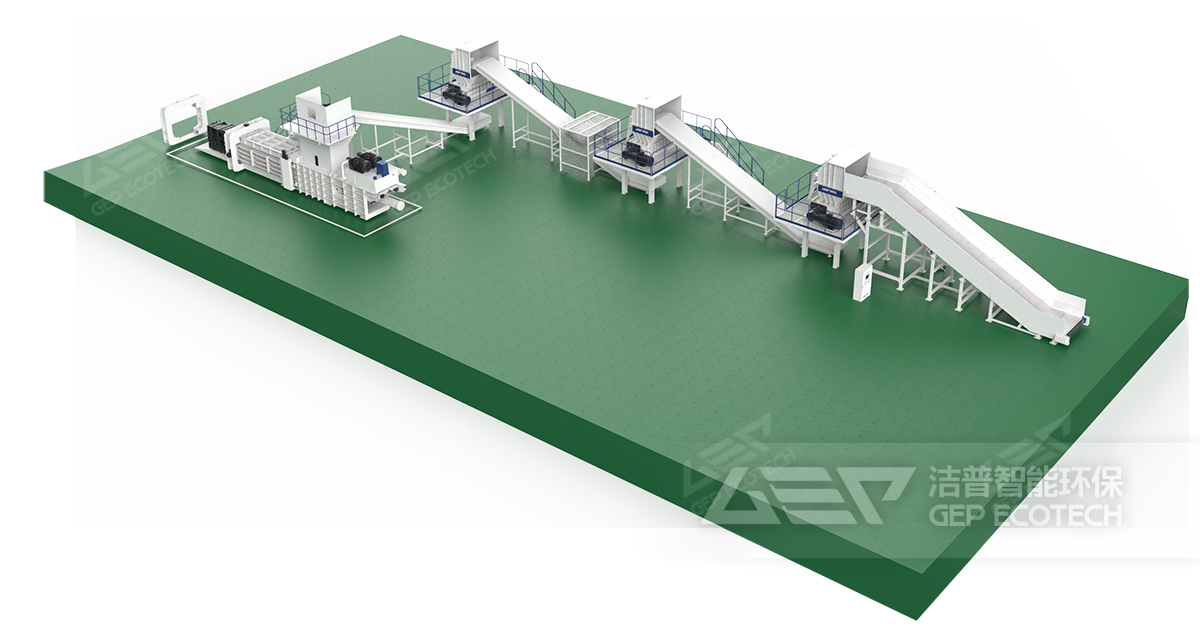 三級廢紡破碎線