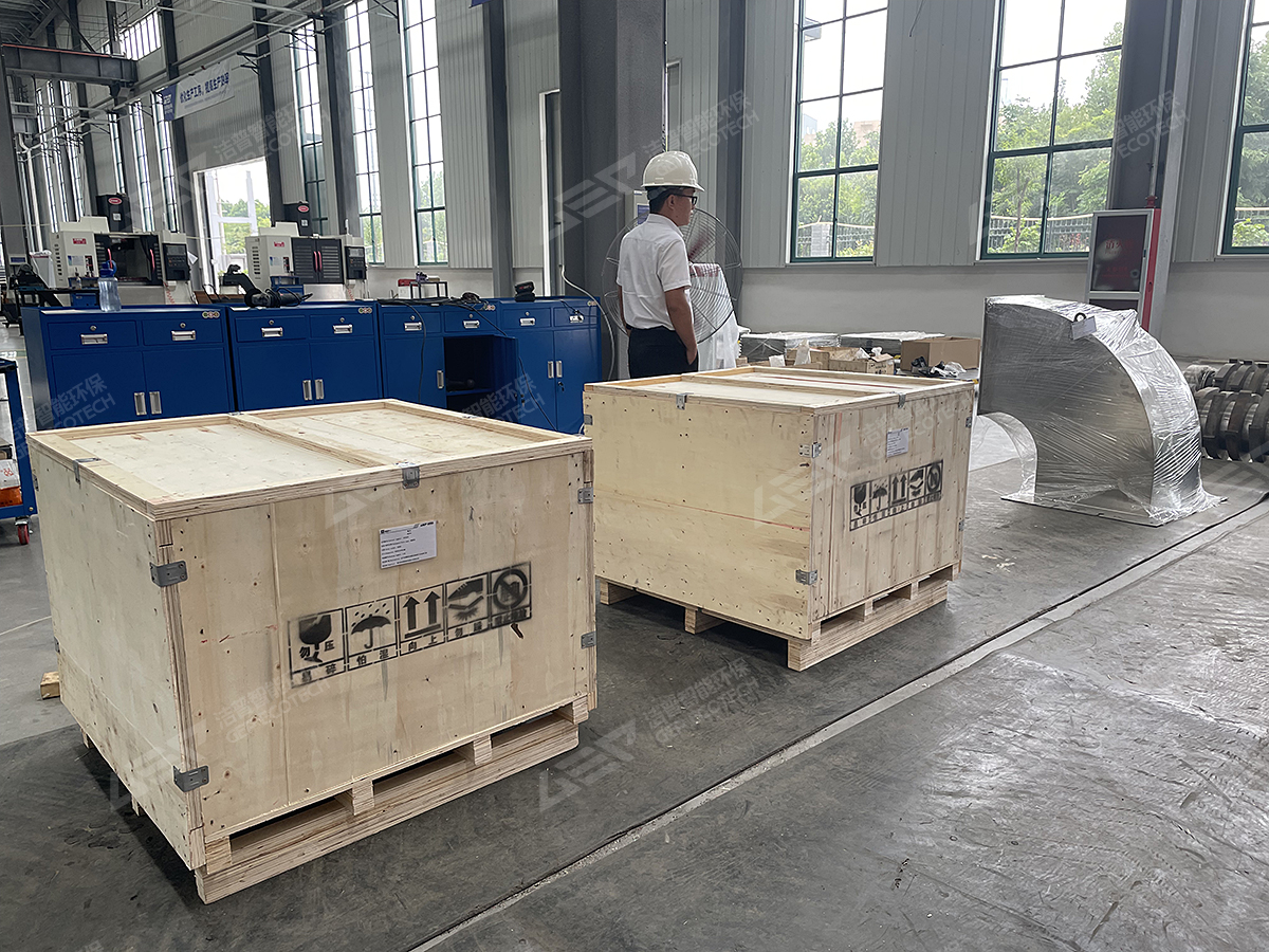 發(fā)貨忙！潔普智能大件垃圾處置系統發(fā)往江蘇