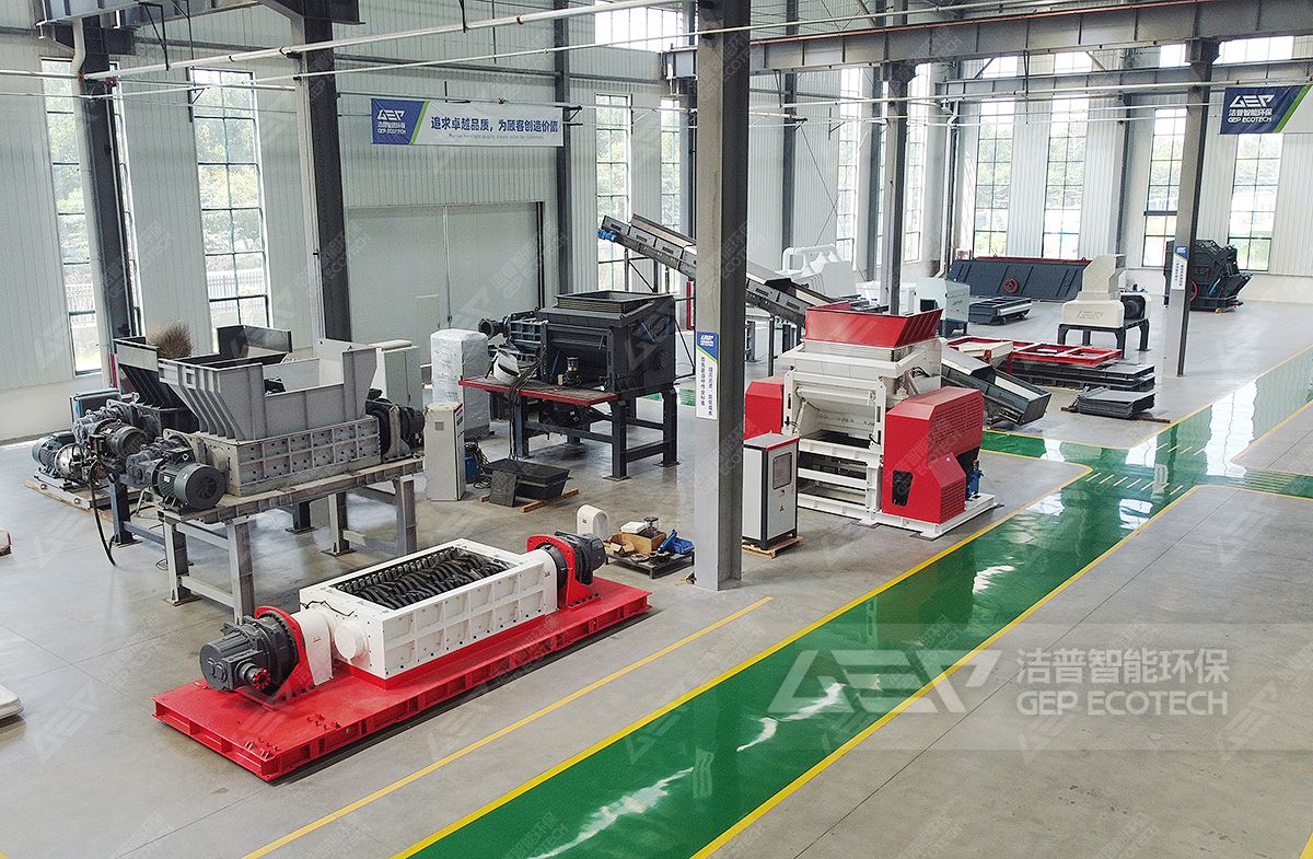 陳腐垃圾分選設備車間