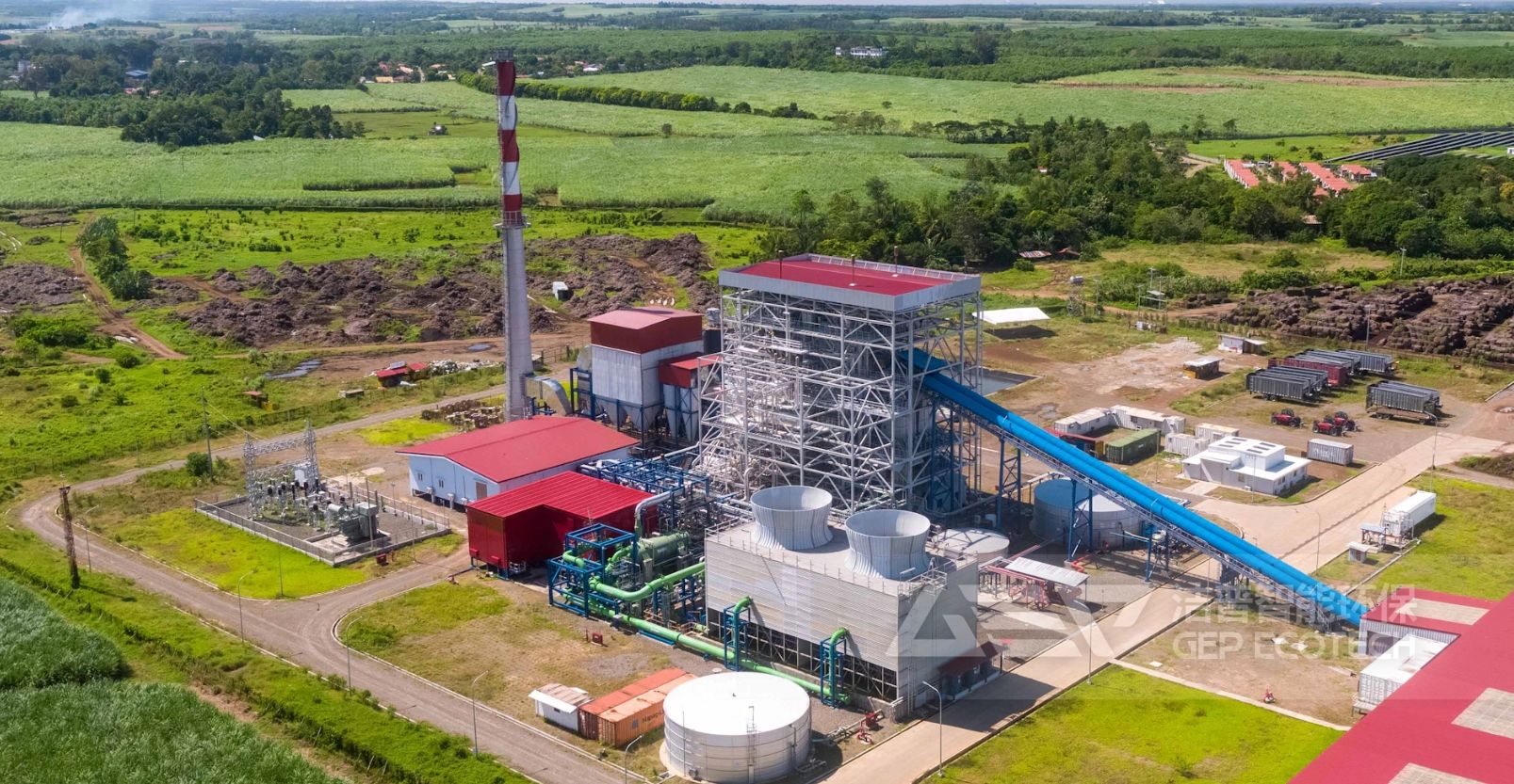 潔普在菲律賓提供的一個(gè)生物質(zhì)電廠