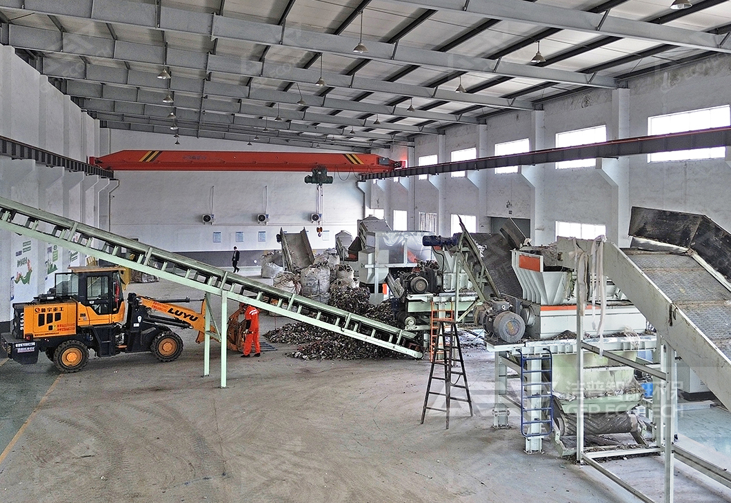 工業(yè)垃圾資源化生產(chǎn)線