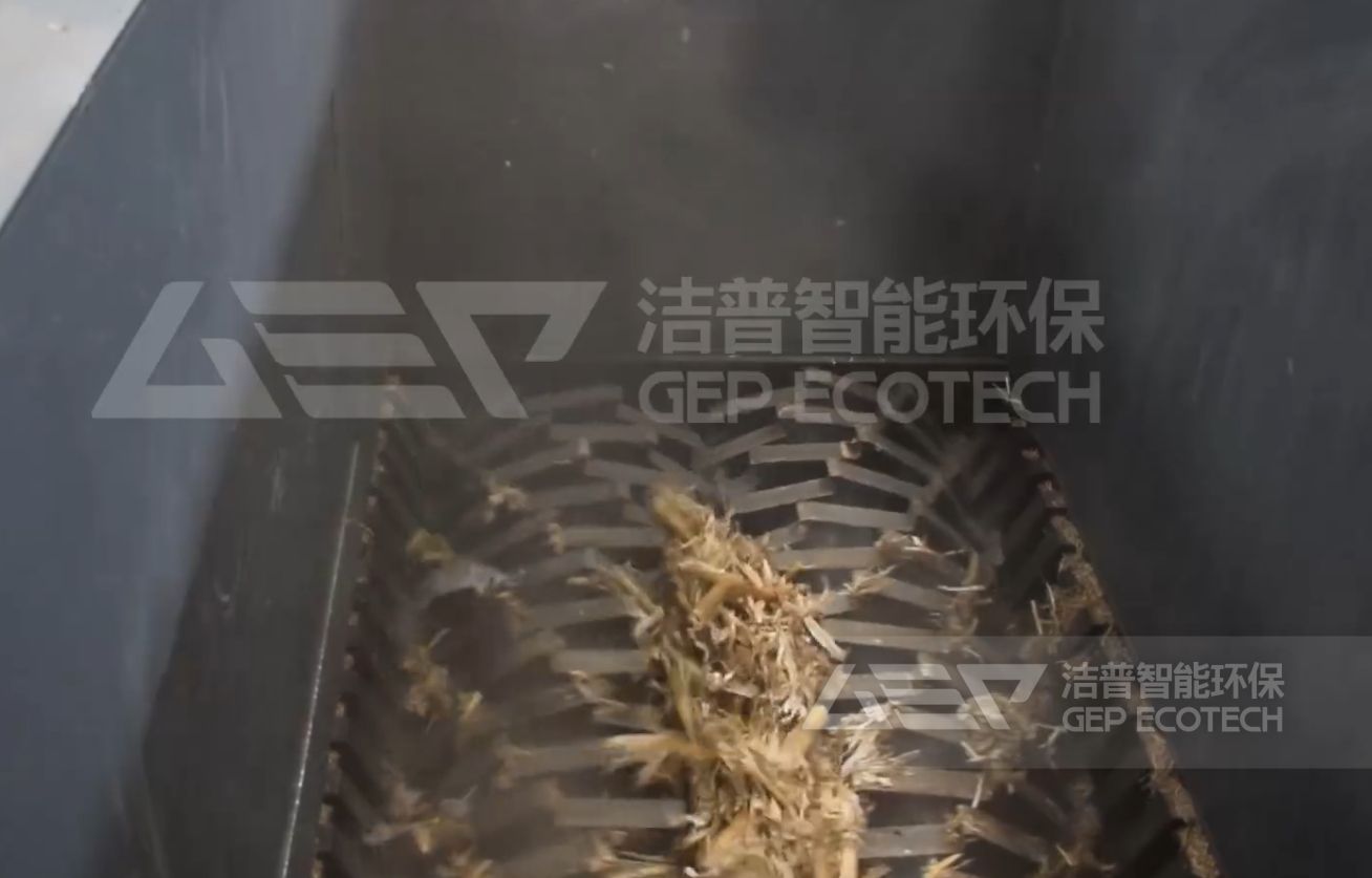 雙軸生物質(zhì)撕碎機