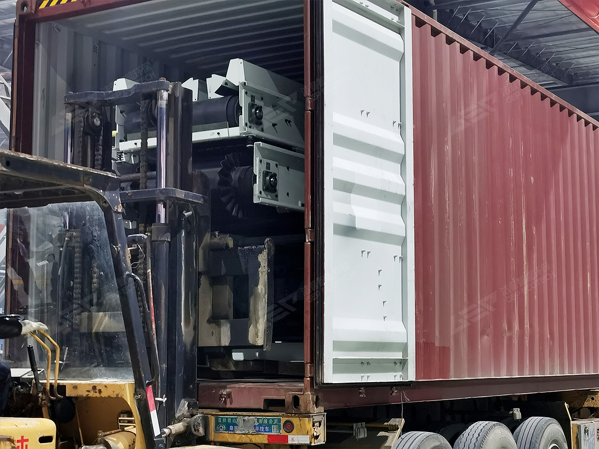 固廢處置設(shè)備發(fā)貨