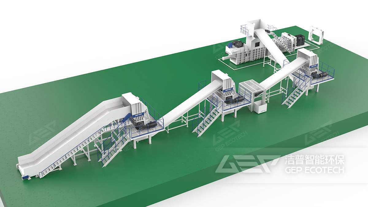 三級(jí)廢紡破碎線