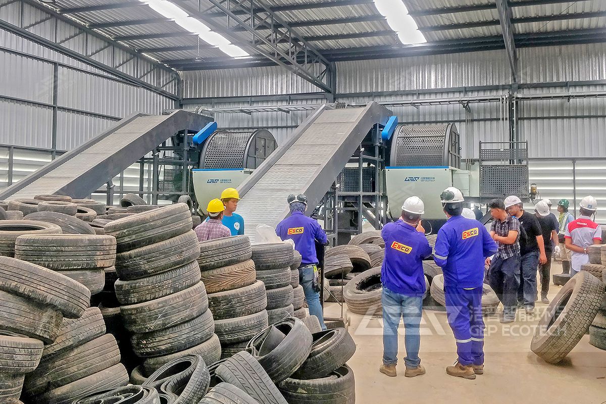 廢舊輪胎生產(chǎn)線