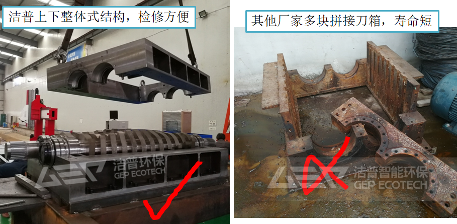 潔普智能環(huán)保撕碎機加工技術