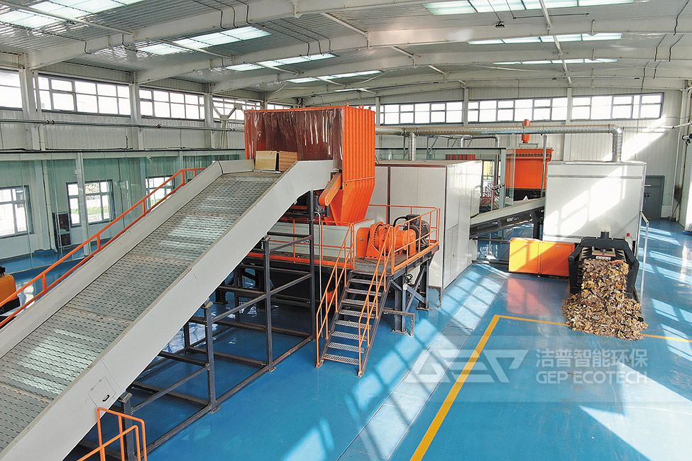 鄭州生活垃圾分揀中心大件垃圾破碎處置項目