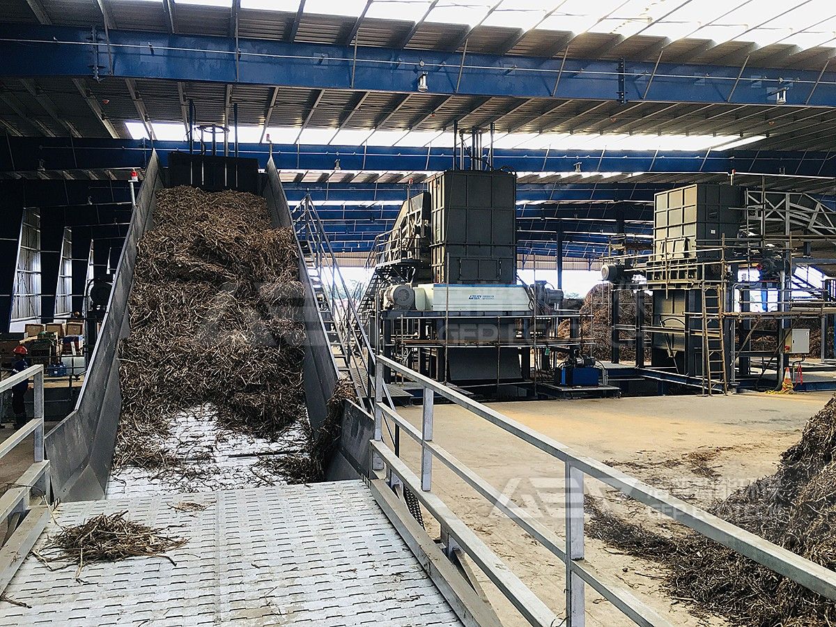 秸稈粉碎現(xiàn)場