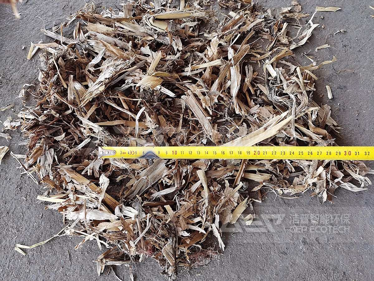 生物質(zhì)秸稈破碎后