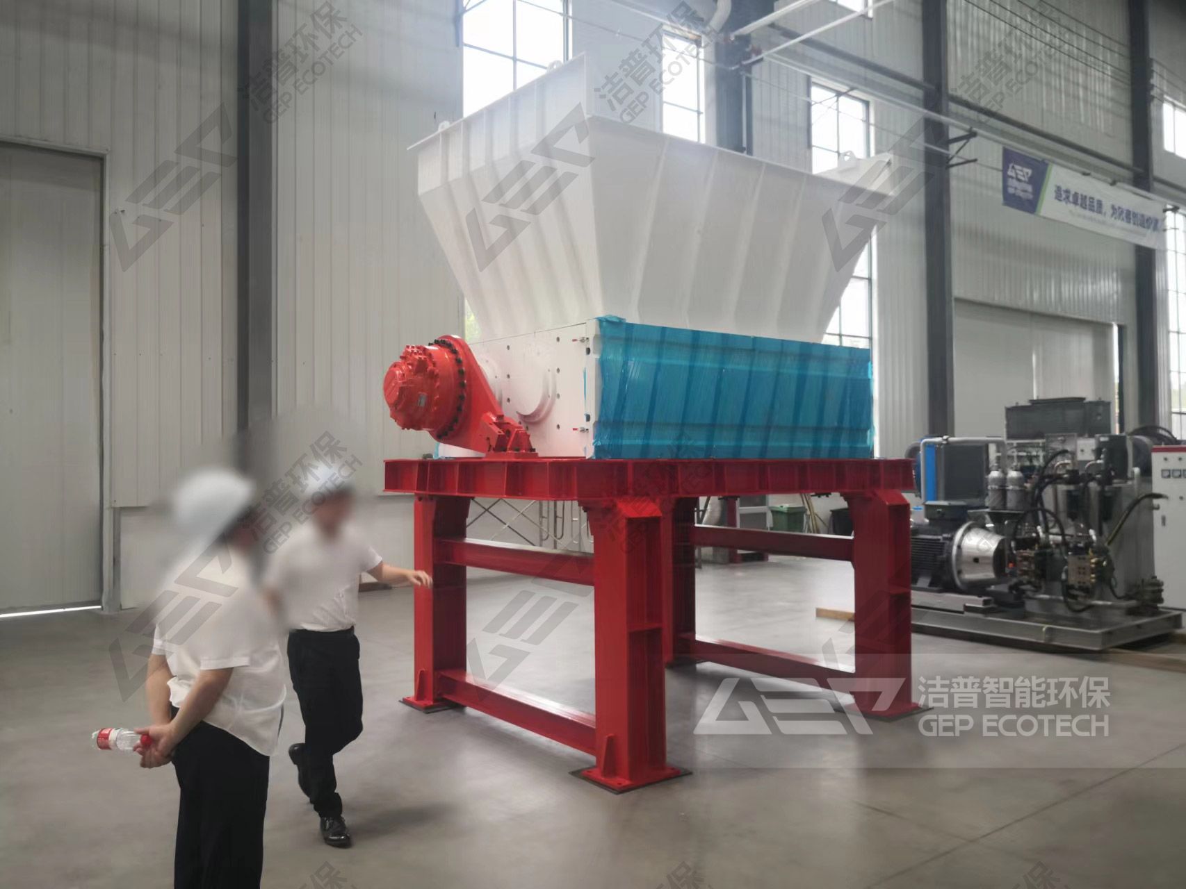 雙軸剪切式破碎機