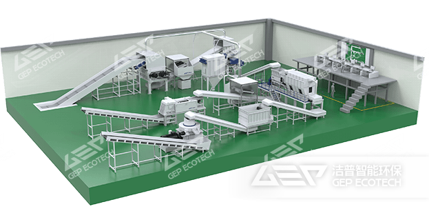 水泥窯協(xié)同處置一般工業(yè)垃圾預(yù)處理系統(tǒng)