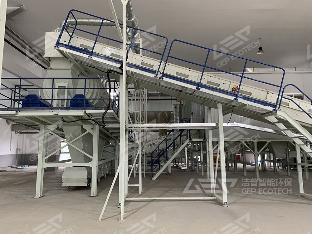 裝修建筑垃圾輕物質(zhì)資源化處置生產(chǎn)線