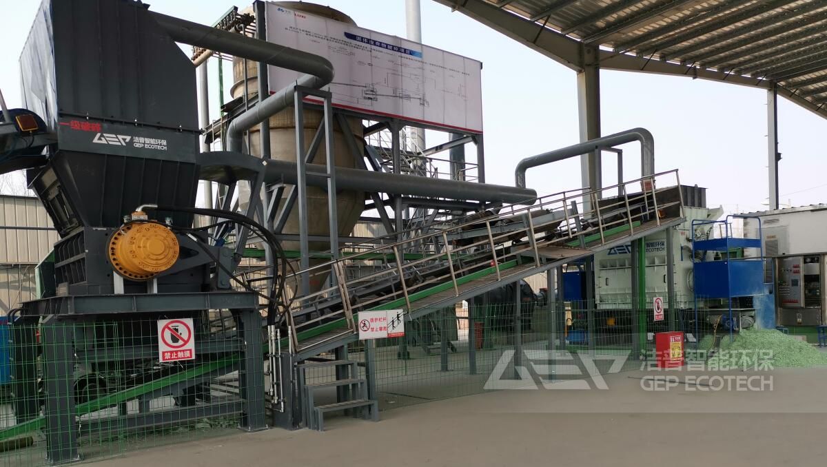 玻璃鋼兩級破碎生產(chǎn)線